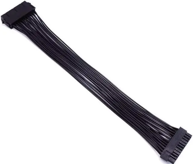 Main image of 24 Pin Motherboard Power Supply Cable (12Inch 18AWG) ATX Power Supply Extension Wire 24 Pin Male to 24 Pin Female