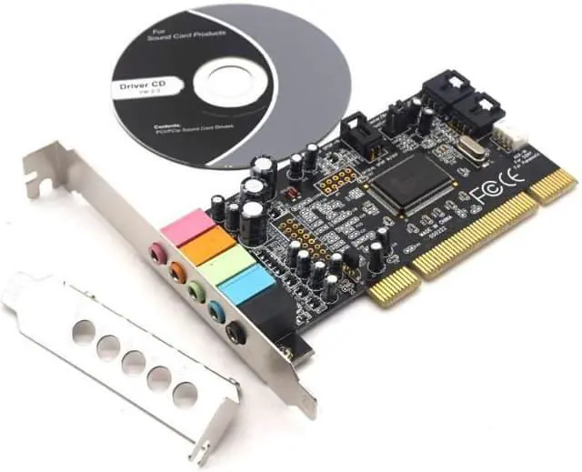 Main image of Weastlinks Classic PCI Sound Card 5.1CH CMI8738 Chipset Audio Digital Sound Card Desktop Stereo Surround PCI Sound Audio Card