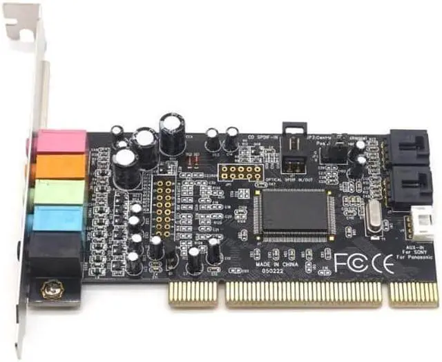 Alt view image 3 of 7 - Weastlinks Classic PCI Sound Card 5.1CH CMI8738 Chipset Audio Digital Sound Card Desktop Stereo Surround PCI Sound Audio Card