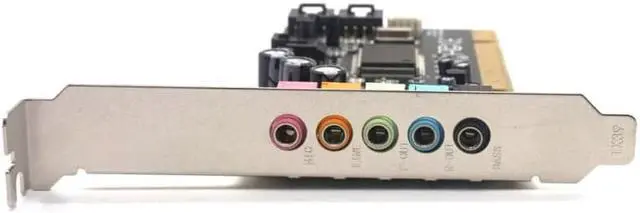 Alt view image 4 of 7 - Weastlinks Classic PCI Sound Card 5.1CH CMI8738 Chipset Audio Digital Sound Card Desktop Stereo Surround PCI Sound Audio Card