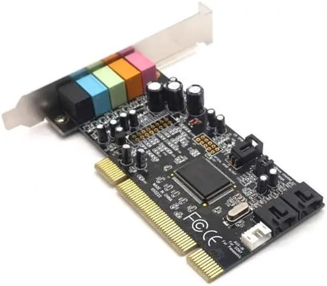 Alt view image 5 of 7 - Weastlinks Classic PCI Sound Card 5.1CH CMI8738 Chipset Audio Digital Sound Card Desktop Stereo Surround PCI Sound Audio Card