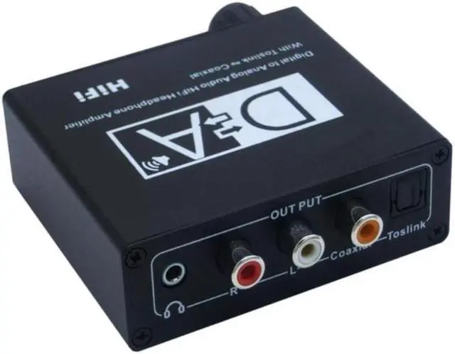 Main image of Digital Optical to Analog Audio with Volume Control Coaxial to Optical 3.5mm Digital to Analog Audio Converter