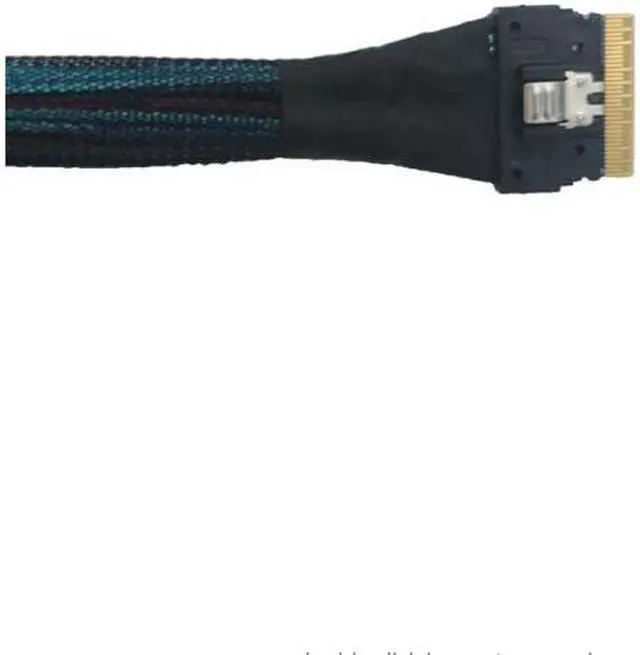 Alt view image 2 of 5 - Linkreal PCIe 4.0 SlimSAS 8i (SFF-8654) to Two U.2 SFF-8639 Cable