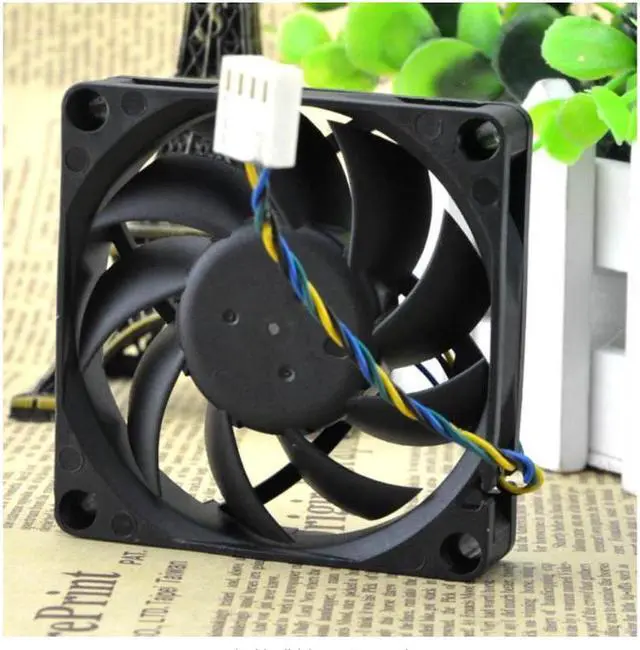 Alt view image 3 of 4 - Delta Afb0712hhb 0.45a AMD CPU Radiator 7015 4-Pin PWM Ball Fan