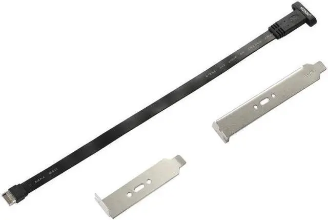 Alt view image 6 of 6 - SMUGDESK USB 3.1 Type C Front Panel Header Extension Cable cm, USB 3.1 Type E to USB 3.1 Type C Cable,Gen 2 10 Gbps Internal Adapter Cable,with Mount Screw (26cm)