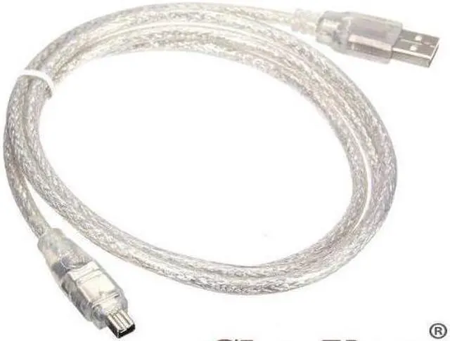 Main image of IEEE 1394 Firewire 4 Pin Male iLink Adapter to USB Male Cord Cable 100cm for DCR-TRV75E DV