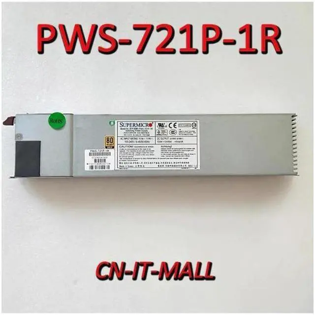 Main image of Pulled PWS-721P-1R 720W Redudant Power Supply