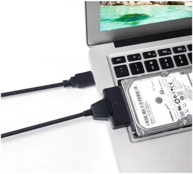 Alt view image 5 of 6 - 22 Pin SATA To USB 3.0 2.5 Inch Hard Drive Adapter Cable Converter For 2.5" Laptop HDD SSD 20cm Length (Not Support 3.5" HDD)
