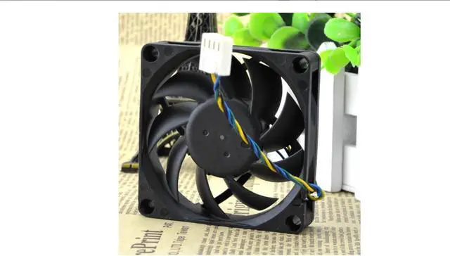 Alt view image 3 of 4 - Delta Afb0712hhb 0.45a AMD CPU Radiator 7015 4-Pin PWM Ball Fan