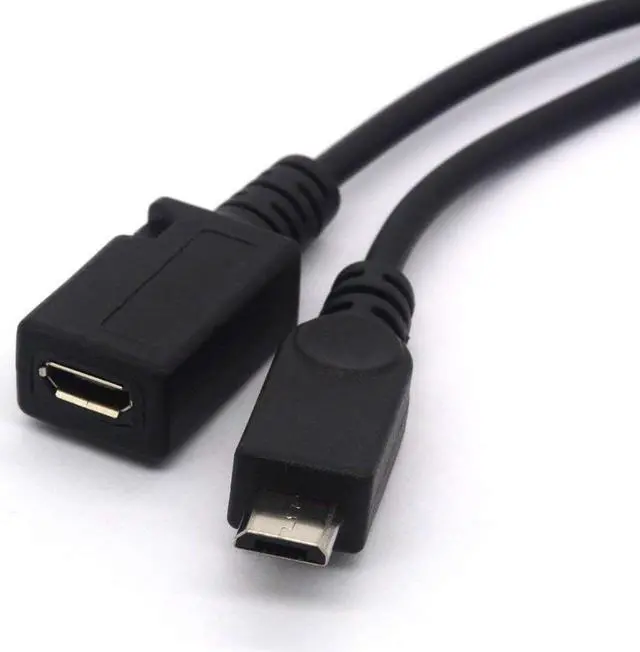 Alt view image 4 of 5 - Micro USB Splitter Cable OTG Power Enhancer Cord USB 2.0 A Female to Micro USB Male and Micro 5 Pin Female Adapter Host Charging Converter