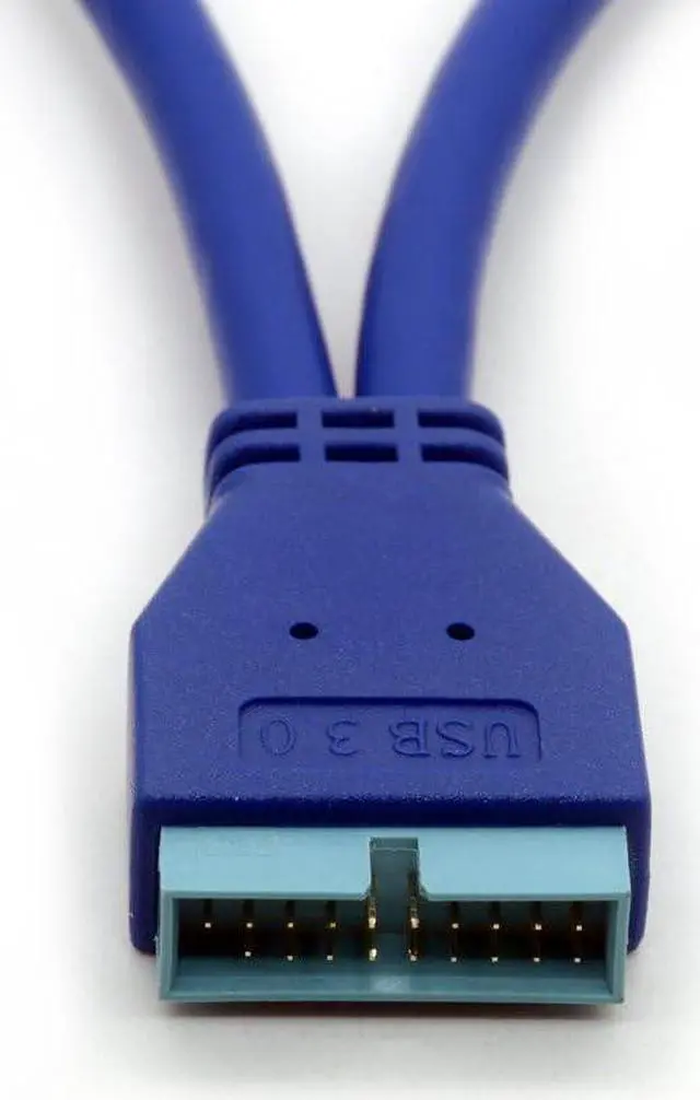 Alt view image 2 of 5 - Dual USB 3.0 Type A to 20 Pin Header Cable Super Speed 5Gbp/s Data Sygn Transmission Adapters Male Y Connectors Slot for Computer Motherboards