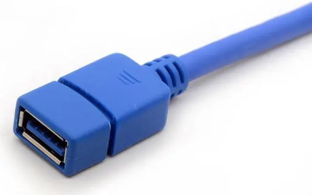 Alt view image 3 of 4 - 50cm USB 3.0 Extension Cable Left Right Angle 90 Degree Adapter Type A Male to Female High Speed Connection Super Fast 5Gbps Data Transfer Sync Charger Lead (Light)
