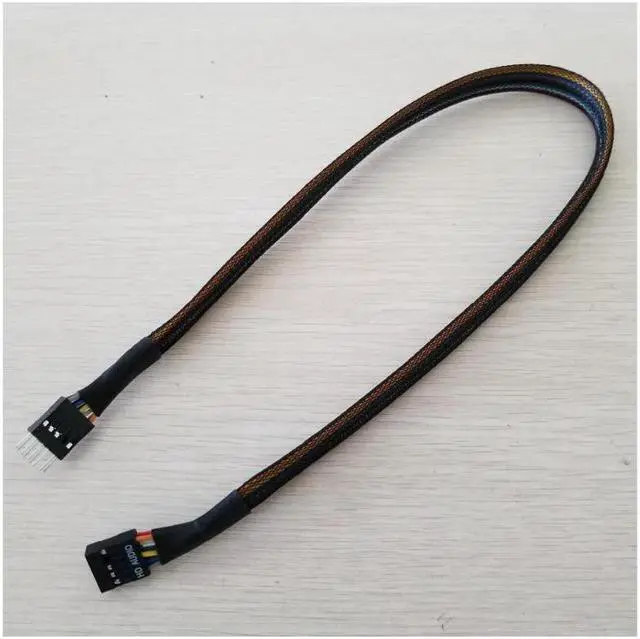 Main image of AC97 HD audio extension cable made of UL1007 22AWG wire for Chassis front panel 50cm