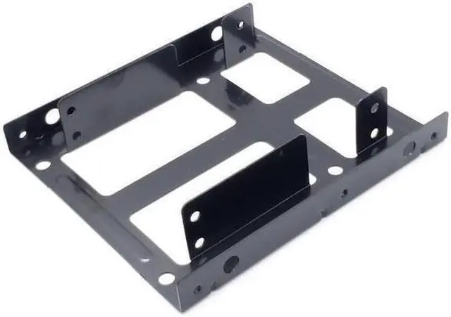 Alt view image 3 of 6 - 2.5" SSD / HDD Mounting Kit adapter for 3.5" Drive Bay ,3.5-Inch to 2*2.5-Inch Internal Hard Drive Mounting Kit with 2-port sata 15pin power cable (slide rails & HDD NOT included)