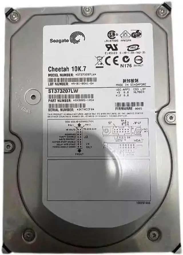 Alt view image 2 of 2 - ST373207LW 73GB 10000 RPM ULTRA320 68PIN SCSI 3.5'