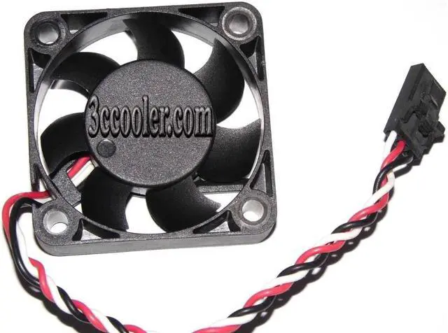 Alt view image 2 of 2 - JMC 40*10mm 4CM 4010-12 P/N:04000A0034 12V 0.08A 3 Wires 3 Pins Micro Fan router switch cooler