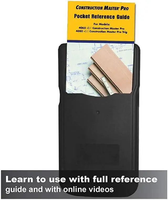 Alt view image 5 of 7 - 4080 Construction Master Pro Trig Advanced Construction Math Feet-Inch-Fraction Calculator with Full Trig Function for Architects, Engineers, Contractors, Estimators and Framers