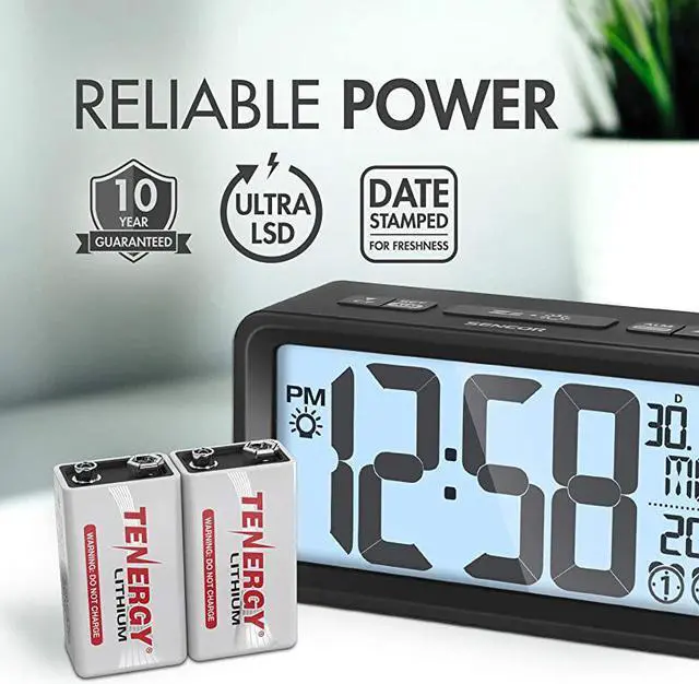 Alt view image 6 of 7 - 9V Lithium Batteries, 10 Years Shelf Life Lithium 9 Volt Non Rechargeable Batteries - Bulk 120 Pack