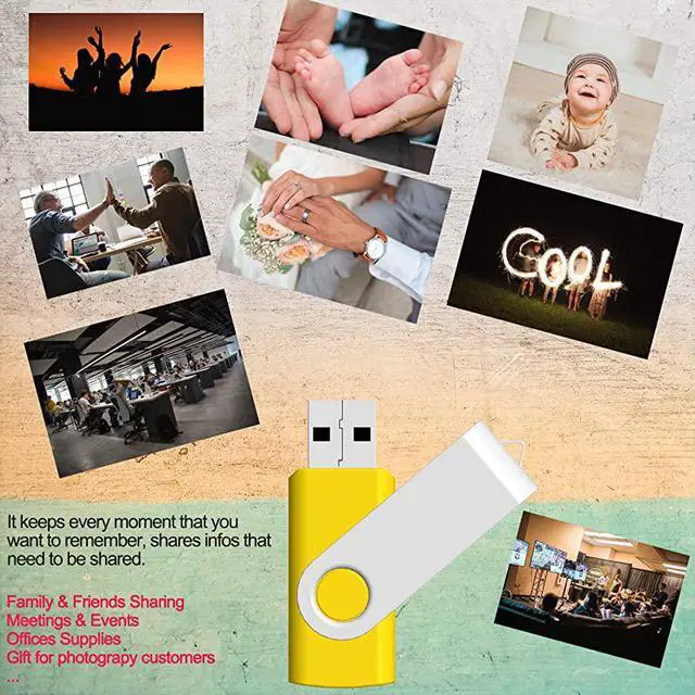 Alt view image 3 of 6 - 32GB USB Flash Drive 10 Pack USB Drives 32GB  Memory Stick Swivel Gig Stick Flash Drives 32GB USB20 Pendrive Thumb Drives 10 Pack Zip Drive Jump Drive 32GB USB Mixed Colors