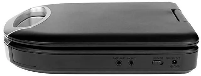 Alt view image 2 of 3 - MTFT750BK Portable 7 inch TFT DVDCD Player with Remote Control and Car Adapter in Black | Rechargeable Battery | Headphone Jack | Builtin Speakers |