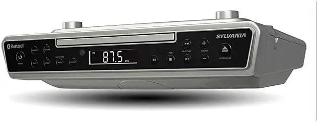 Main image of SKCR2713 Under Counter CD Player with Radio and Bluetooth Silver