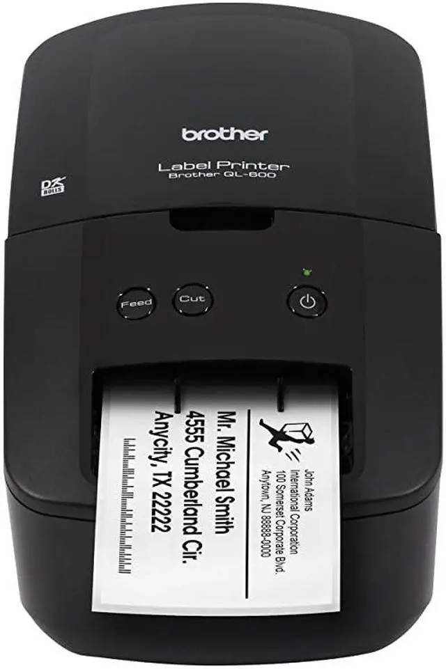 Alt view image 3 of 7 - Economic Desktop Label Printer QL600 QL600 24 Label Width