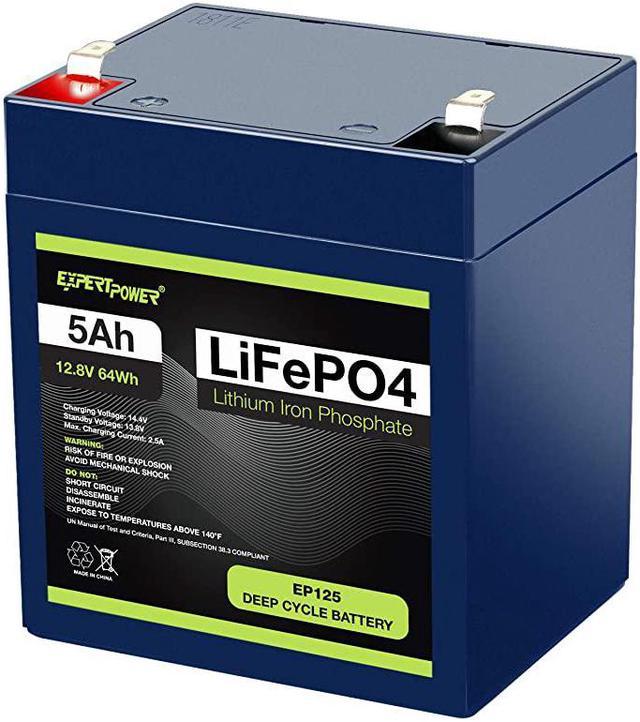 12V 50Ah LiFePO4 Deep Cycle Lithium Battery for RV Marine Off-Grid Solar  System