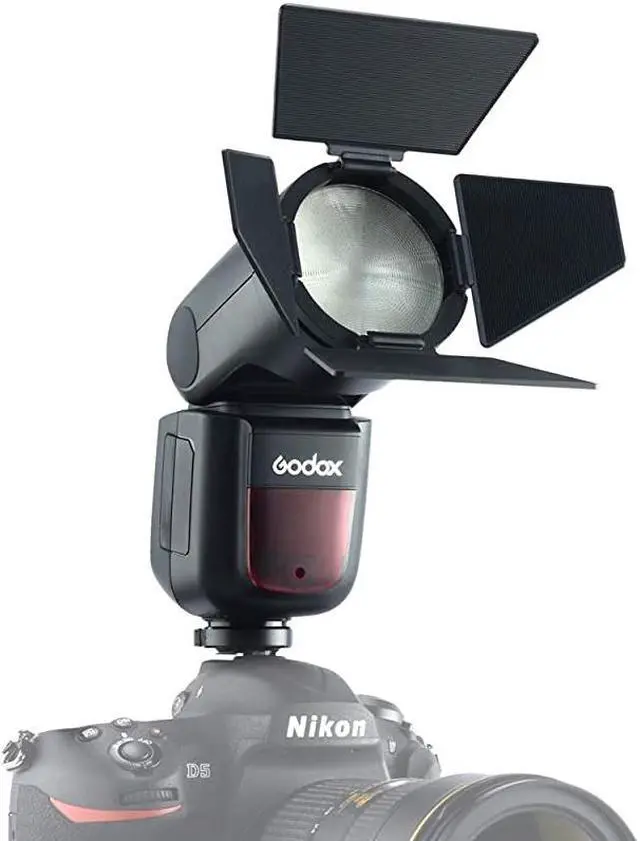 Alt view image 7 of 7 - V1N Round Head Camera Flash Speedlite TTL 24G HSS Speedlight for Nikon DSLR Cameras for Nikon D800 D700 D7100 D7000 D5200 D5100 D5000 D300 D300S D3500 D3100 D3000 D200 D810 D610 D90 D750
