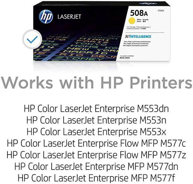 Alt view image 2 of 7 - 508A | CF362A | Toner Cartridge | Yellow