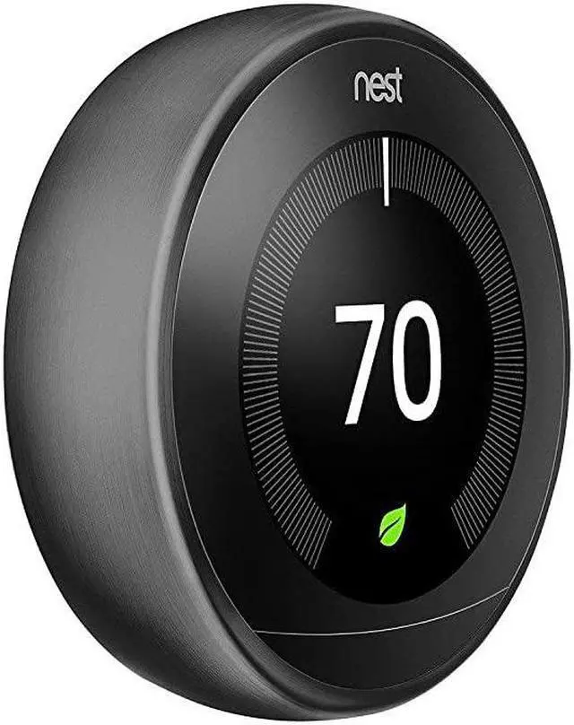 Alt view image 2 of 5 - Nest Learning Thermostat Programmable Smart Thermostat for Home 3rd Generation Nest Thermostat Works with Alexa Black