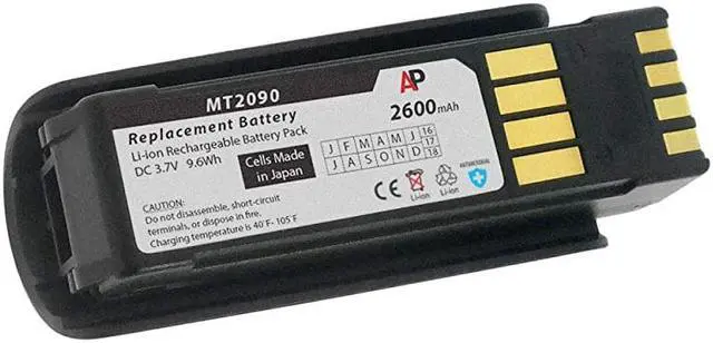 Main image of Replacement Battery Compatible with Motorola Symbol MT2000 MT2070 and MT2090 Scanners 2600 mAh