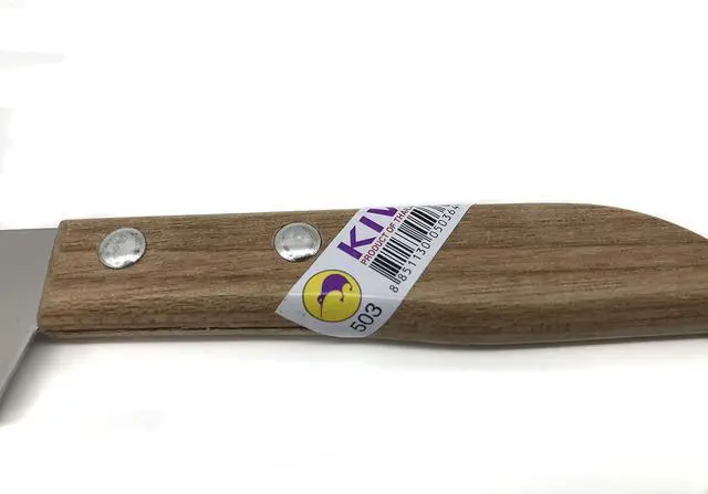 Alt view image 6 of 7 - KIWI 4" Sharp Pairing Knife, with wood Handle # 503