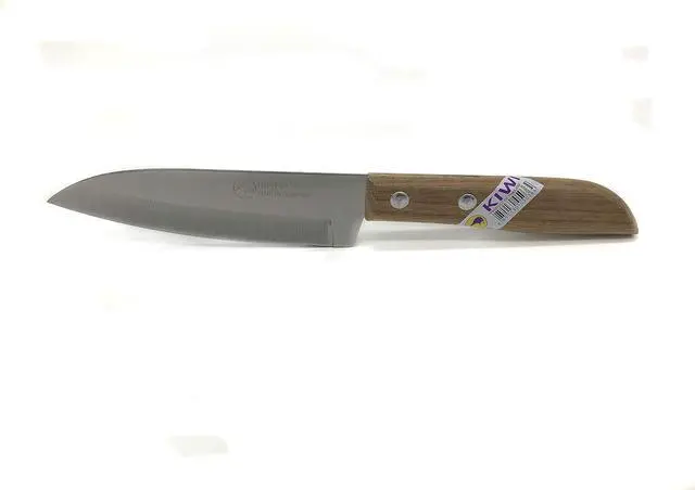 Main image of KIWI 4" Sharp Pairing Knife, with wood Handle # 503