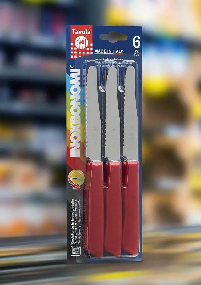 Alt view image 6 of 7 - Italian Knives 6 Pack (White)