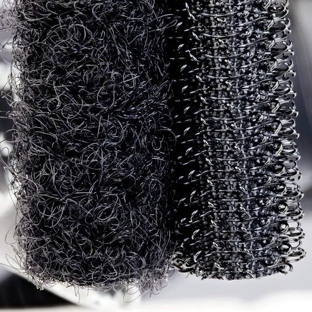 Alt view image 2 of 7 - Multi-Purpose Hook and Loop Fasteners, For Indoor Use, Black, 7/8 in, 12-Pair, 24-Squares