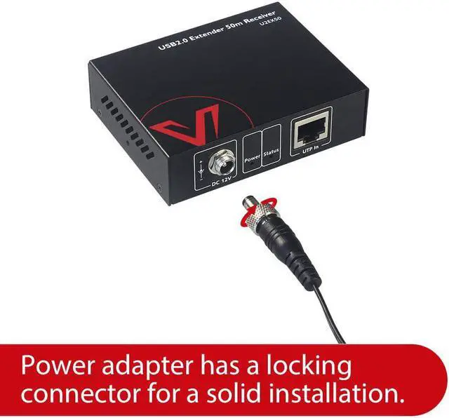 Alt view image 5 of 6 - AV Access USB Extender 196ft/60M Over Cat5e/6, 4 USB 2.0 Ports, Plug and Play, No Driver, Supports All Operating System, Two Webcams Work Synchronously, Keyboard and Mouse for Office USB Extender
