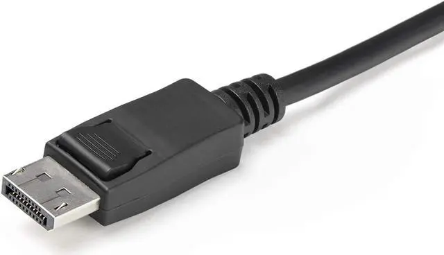 Alt view image 4 of 5 - 2 Port DisplayPort KVM Switch - 4K 60Hz - Compact Dual Port UHD DP 1.2 USB Desktop KVM Switch with 4ft Cables & Audio - Bus Powered & Remote Switching - MacBook ThinkPad (SV211DPUA4K)