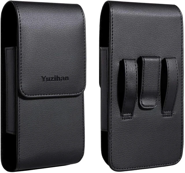 Main image of Holster For iPhone 16 Plus 16 Pro Max iPhone 15 Plus 15 Pro Max 14 Plus 14 Pro Max 13 Pro Max 12 Pro Max Belt Holster Fit With Thick Defender Case Hybrid Armor On