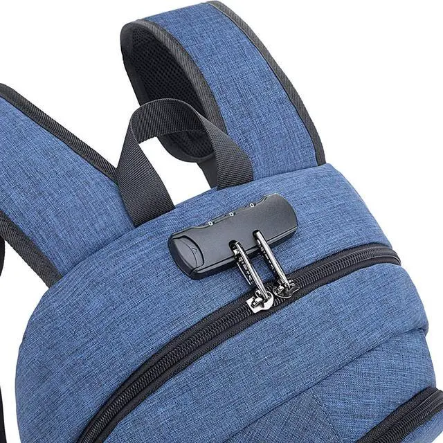 Alt view image 5 of 7 - Tzowla Travel Laptop Backpack Water Resistant Anti-Theft Bag with USB Charging Port and Lock 15.6 Inch Computer Business Backpacks for Women Men College School Student Gift,Bookbag Casual Daypack