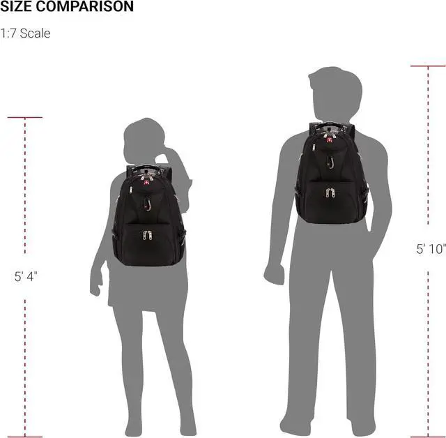 Alt view image 7 of 7 - 5977 ScanSmart Laptop Backpack Black 17-Inch