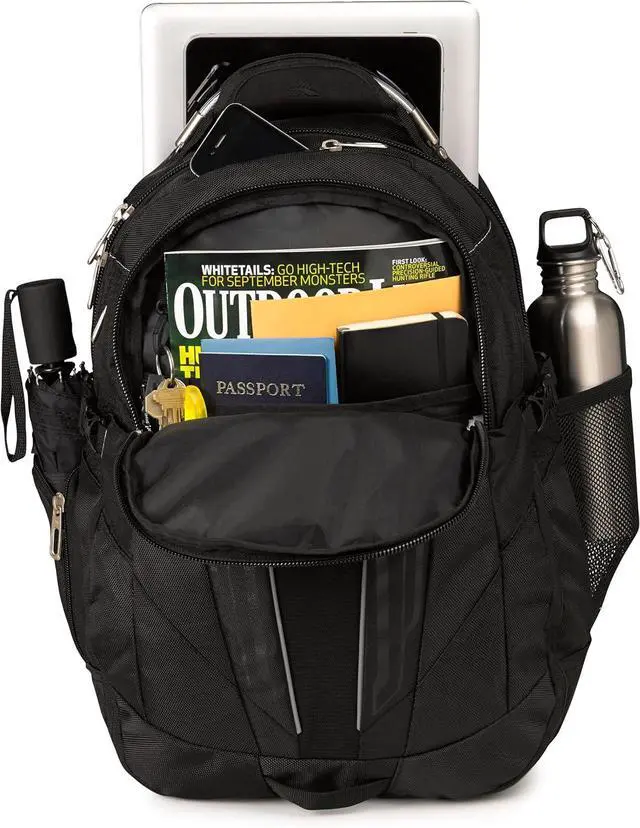 Alt view image 3 of 5 - High Sierra XBT - Business Laptop Backpack, Black, One Size