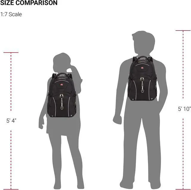 Alt view image 6 of 6 - 3258 Laptop Backpack Black 18.5-Inch