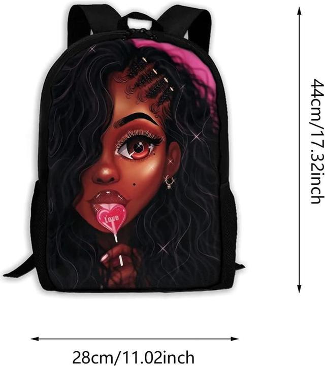 Afro discount girl backpack