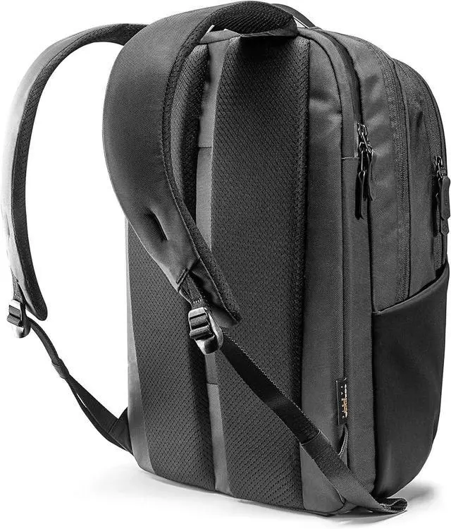 Alt view image 6 of 7 - tomtoc 15.6 Inch Professional Business Laptop Backpack, Premium Cordura Material Waterproof Travel Computer Backpack Rucksack with Large Capacity, 26L