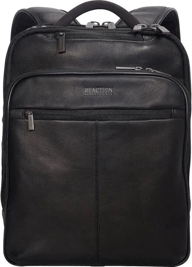 Alt view image 5 of 10 - kenneth cole reaction the manhattan 16" colombian leather slim rfid laptop