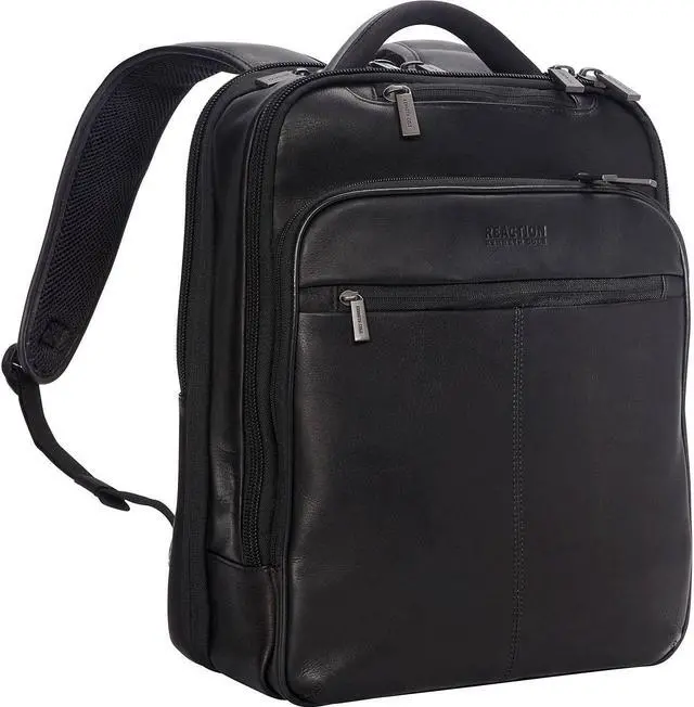 Alt view image 3 of 10 - kenneth cole reaction the manhattan 16" colombian leather slim rfid laptop