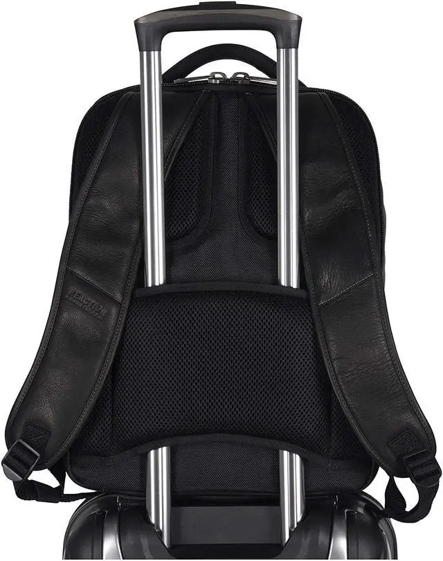 Alt view image 6 of 10 - kenneth cole reaction the manhattan 16" colombian leather slim rfid laptop