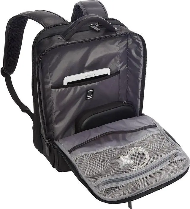 Alt view image 8 of 10 - kenneth cole reaction the manhattan 16" colombian leather slim rfid laptop