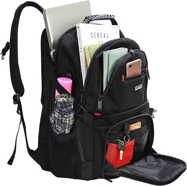 Alt view image 2 of 7 - Laptop Backpack 19 Inches computer Bag 50 L Large Travel backpack with USB Charging Port