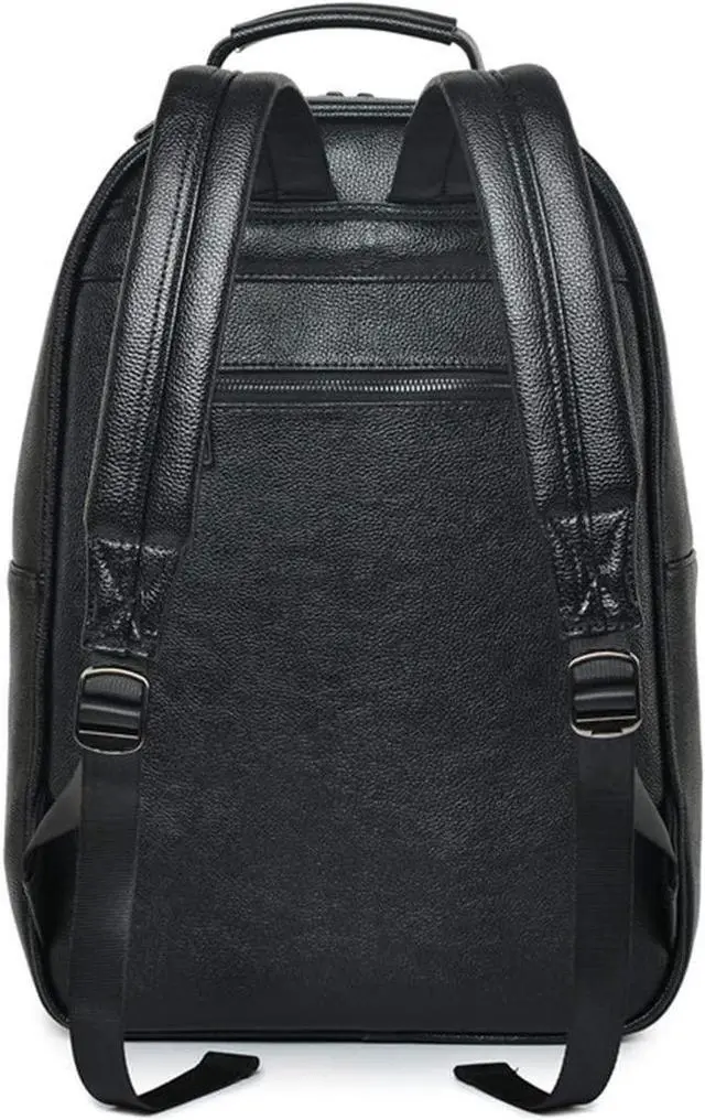 Alt view image 4 of 6 - 3D Lion Leather Laptop Backpack Black | Large 19.7*11.8*5.1 Inch, Unique Designer Fashion, Travel, Rivet Punk
